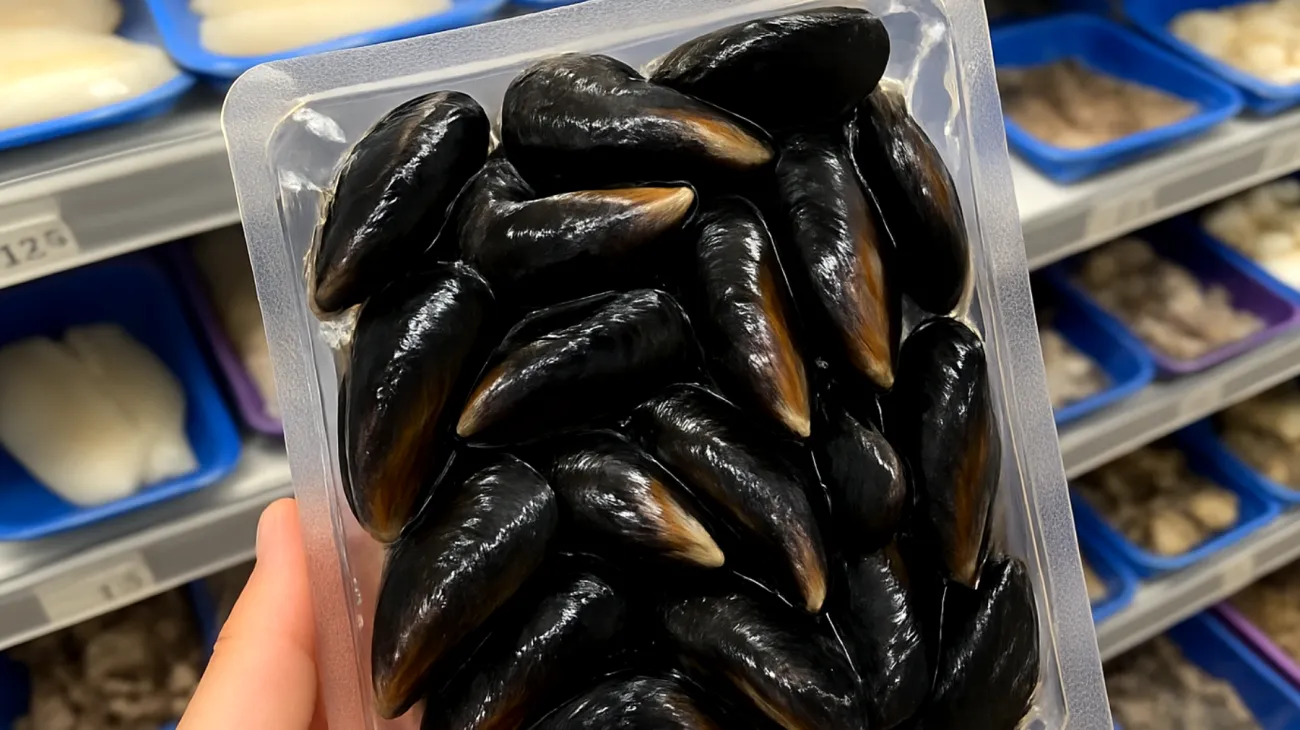 Cozze confezionate"
